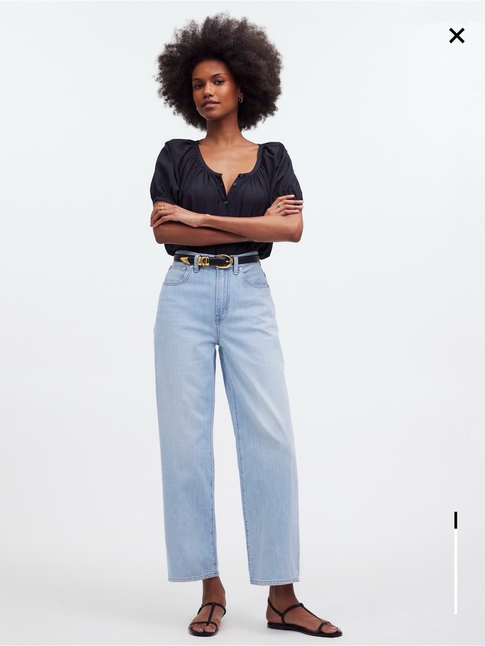 Madewell Perfect Vintage Wide Leg Crop